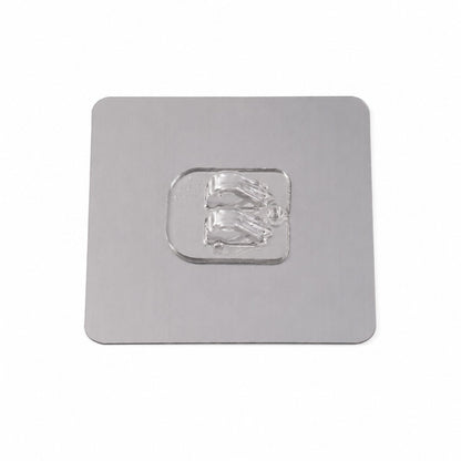 Wall hook metallic base