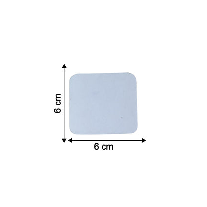 Reusable Transparent Double Sided Nano Adhesive Gel Wall Sticker Pad Grip (1 Pc)