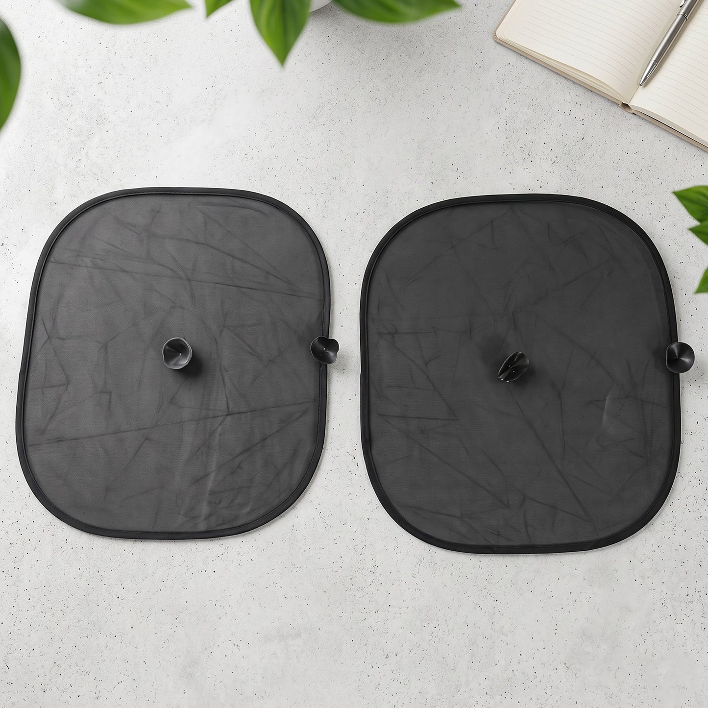 Car side window sun shade pair