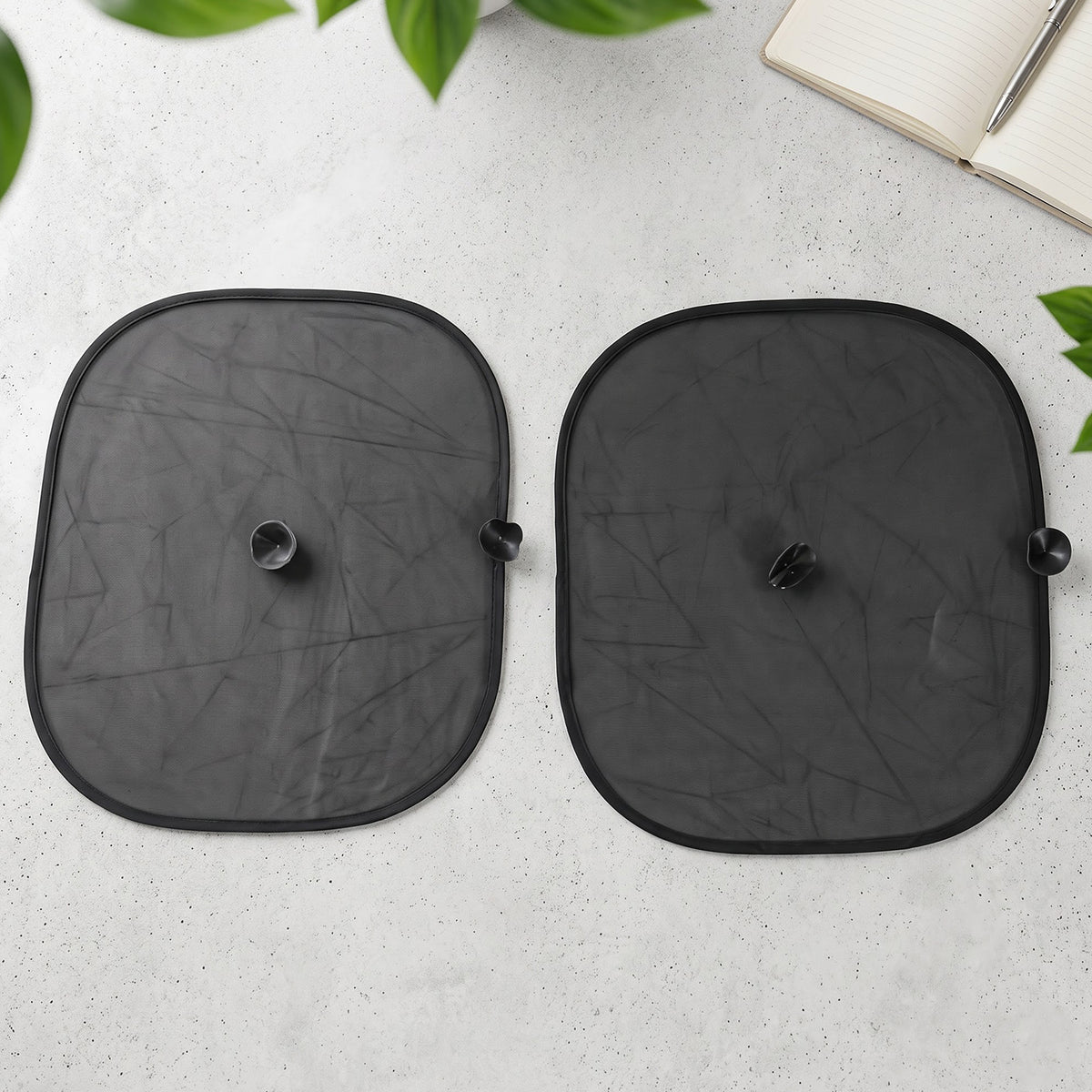 Car side window sun shade pair