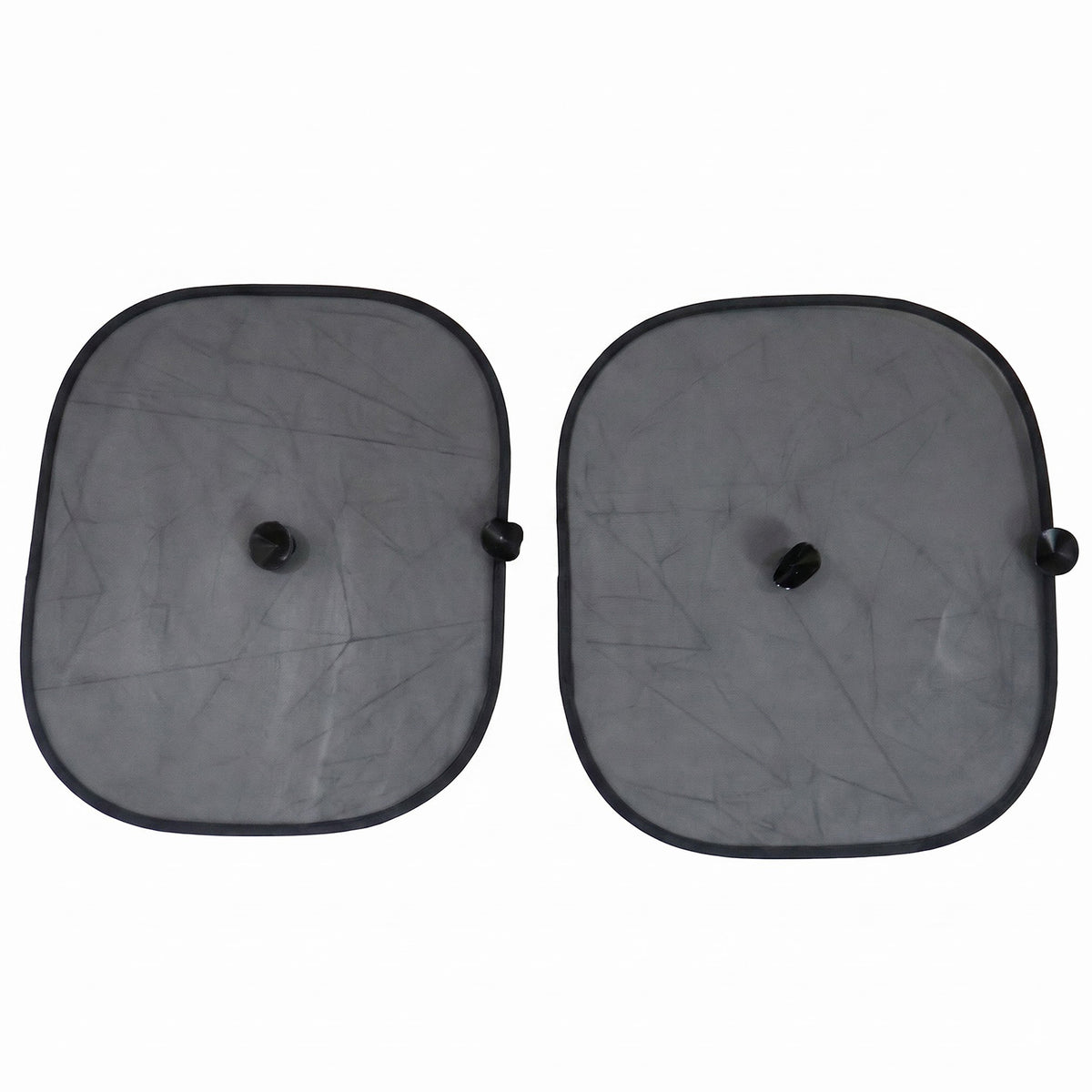 Car sun shade pair on white background