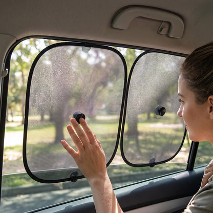Car side window sun protection
