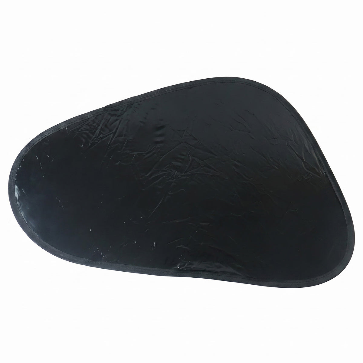 Car sun shade protector on white background