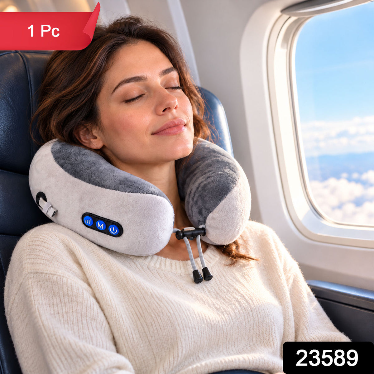 Electric U shape neck massage pillow with heat and USB charging 23589.jpg