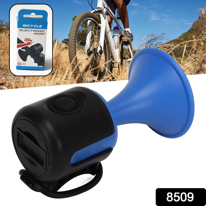 8590 Bicycle Air Horn Loud - 120dB 1 Sound Mode Electronic Bicycle Bell,Super Electric Horn with Long Standby Button Battery Operated/IPX4 Waterproof Loud Bell for Adults