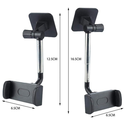 Adjustable car mobile holder size reference