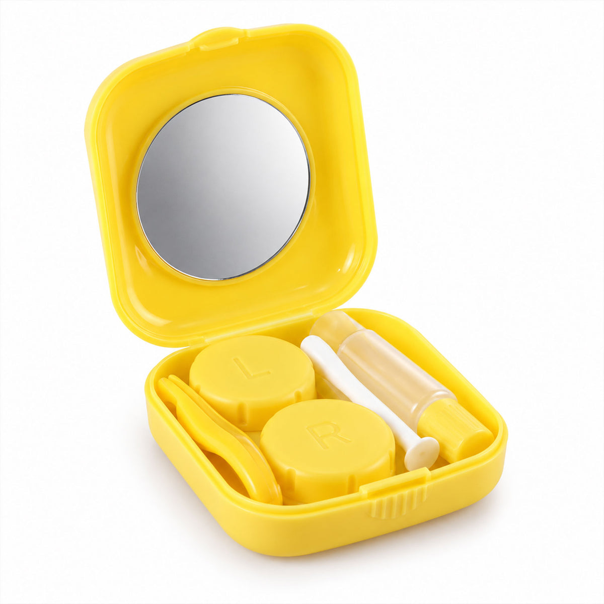 Contact lens case kit with mirror 07
