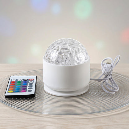 LED projection lamp with remote and cable