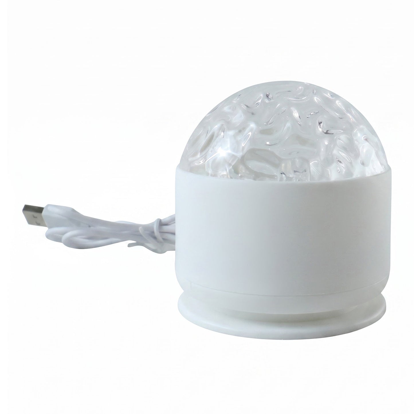 LED starry projector on white background