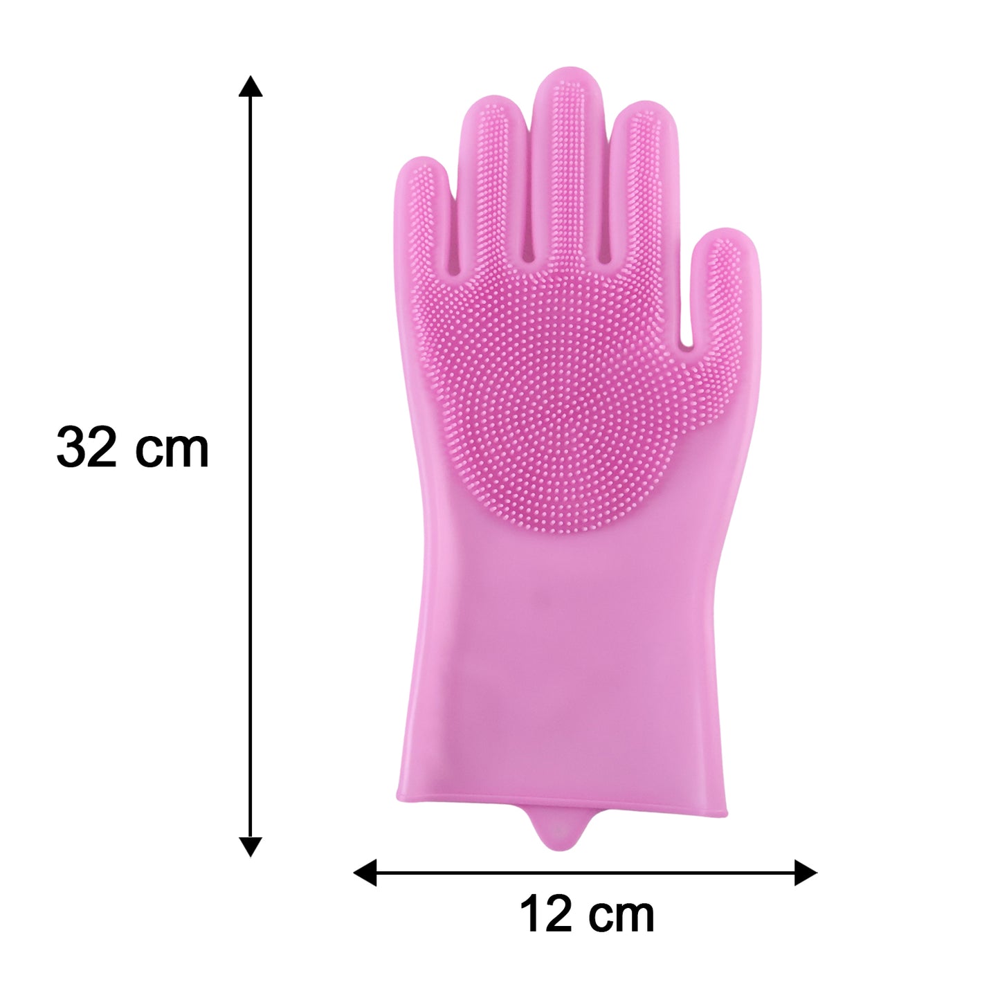 silicone cleaning gloves size 32 x 12 cm