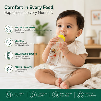 Baby feeding bottle feature details