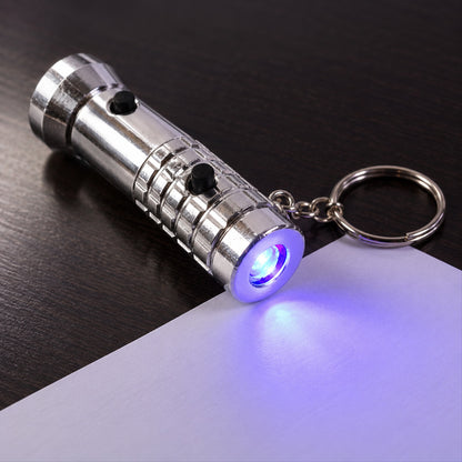 Mini keychain torch with white and UV light 4