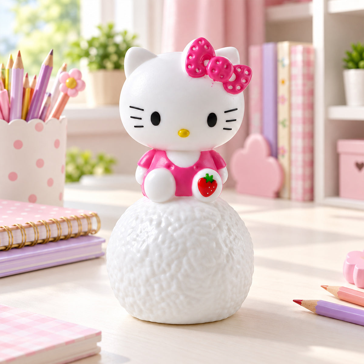 Cartoon cat LED night light - desk decoration