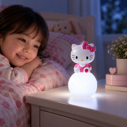 Cartoon cat LED night light - bedside display