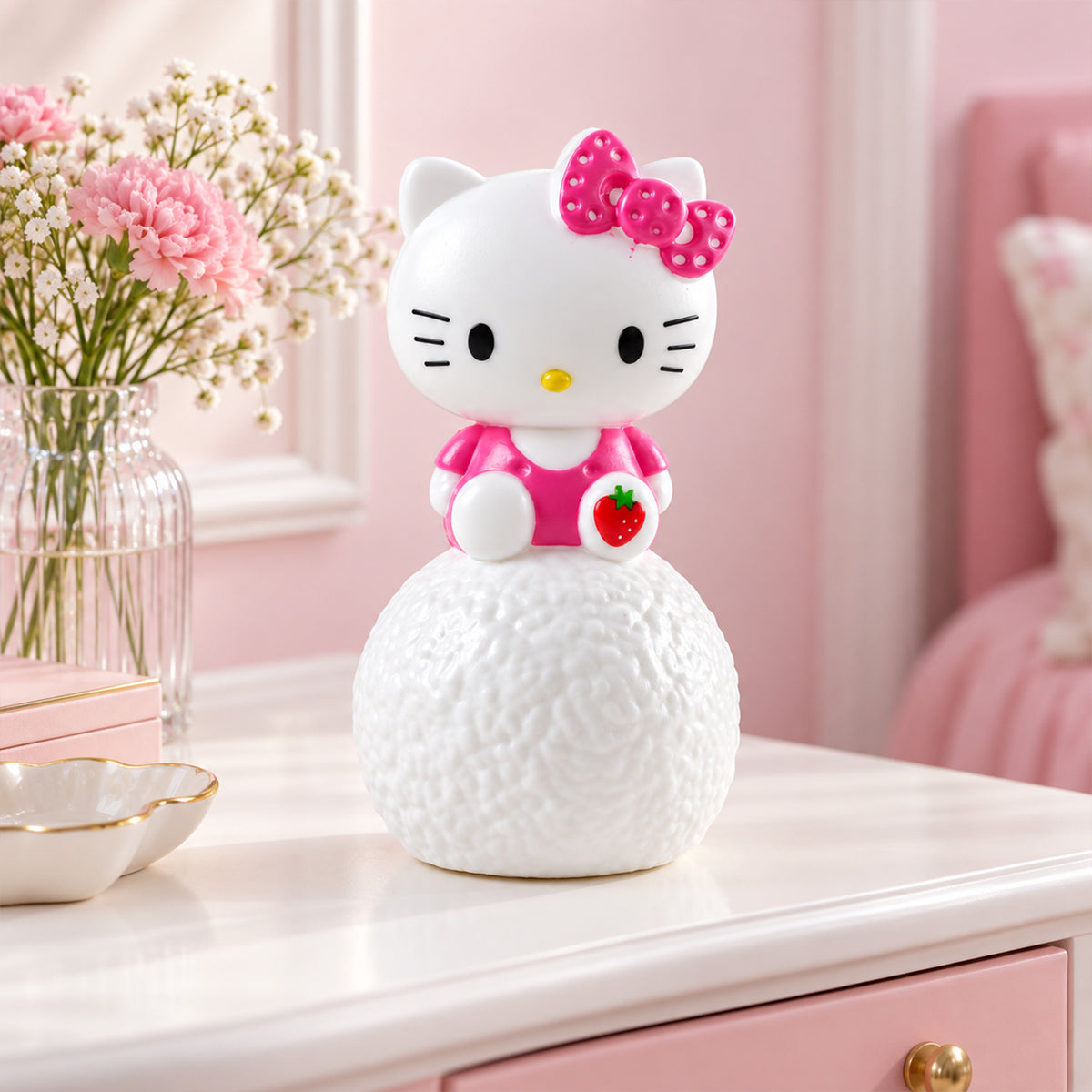 Cartoon cat LED night light - daytime decor