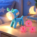 Mini Deer LED Desk Lamp with Pattern Discs and Phone Support (4 in 1)