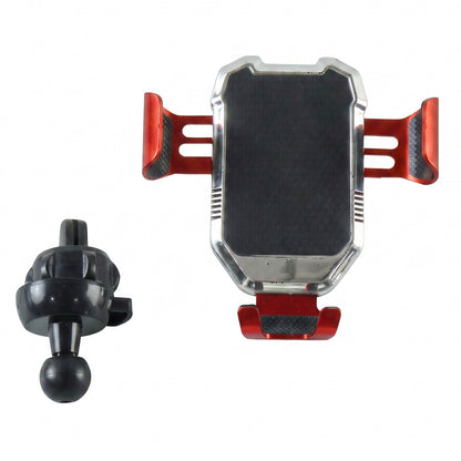 Car AC vent mobile holder on white background