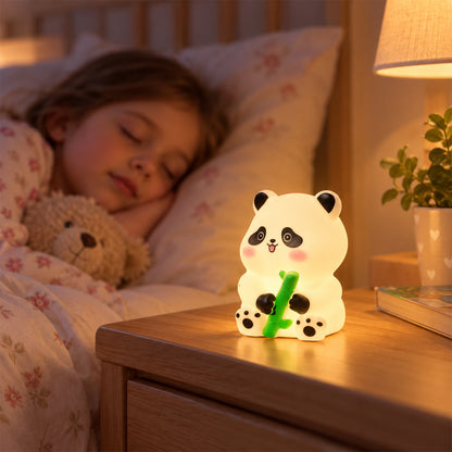 Panda hugging bamboo night lamp - detail view 04