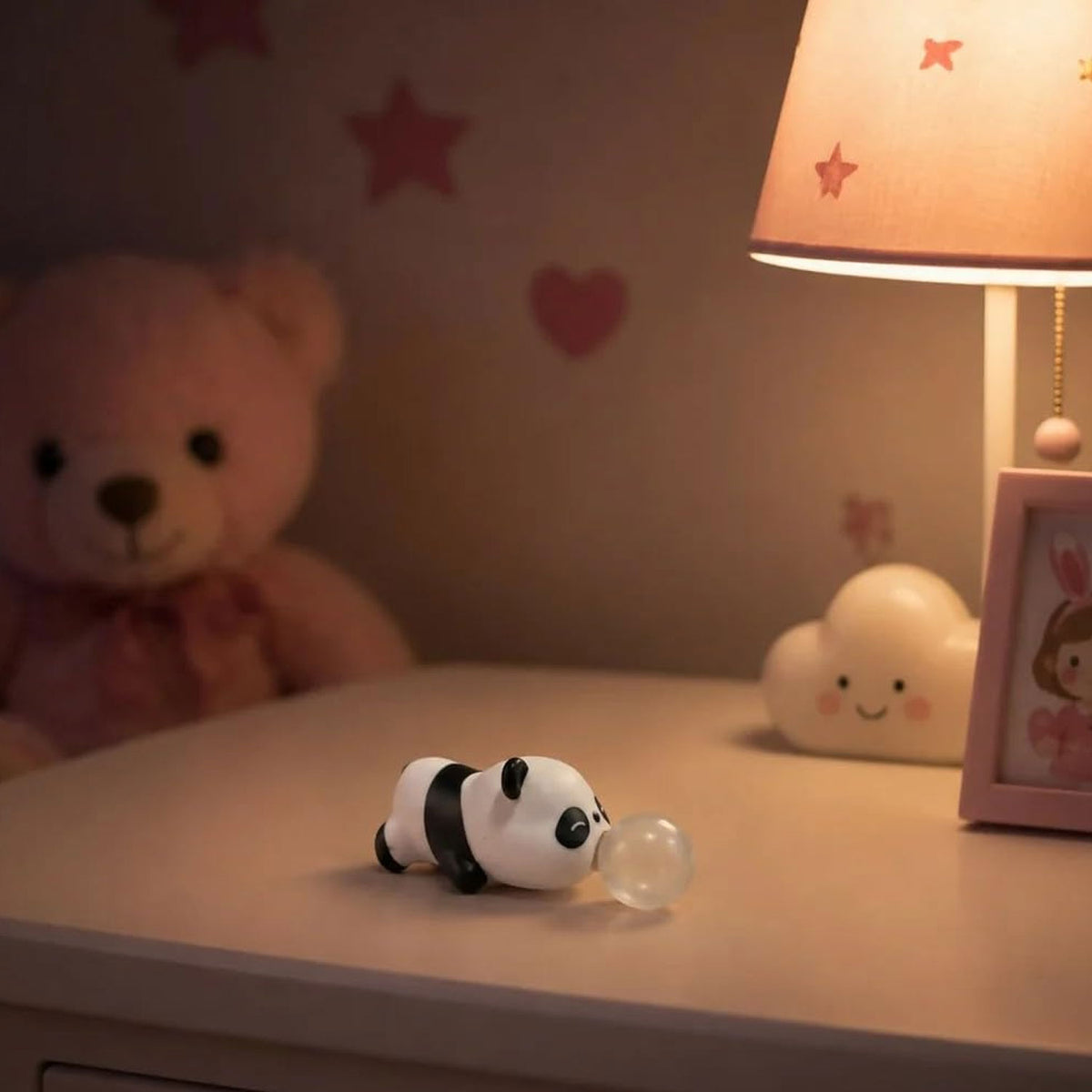 Panda squishy toy white bg
