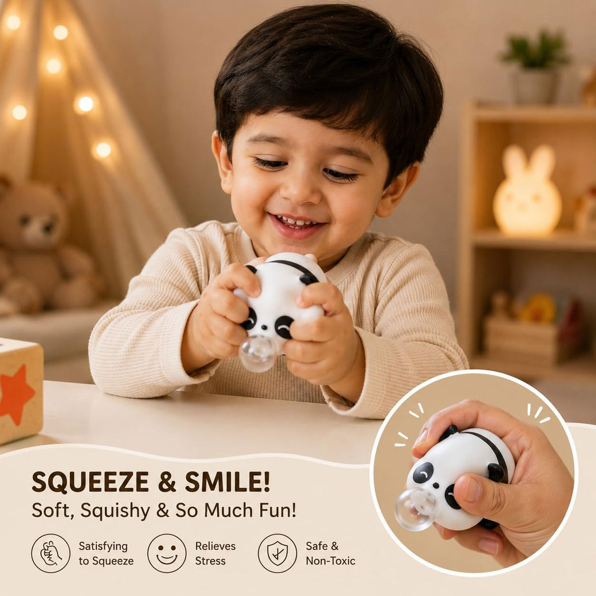 Squishy toy feature view