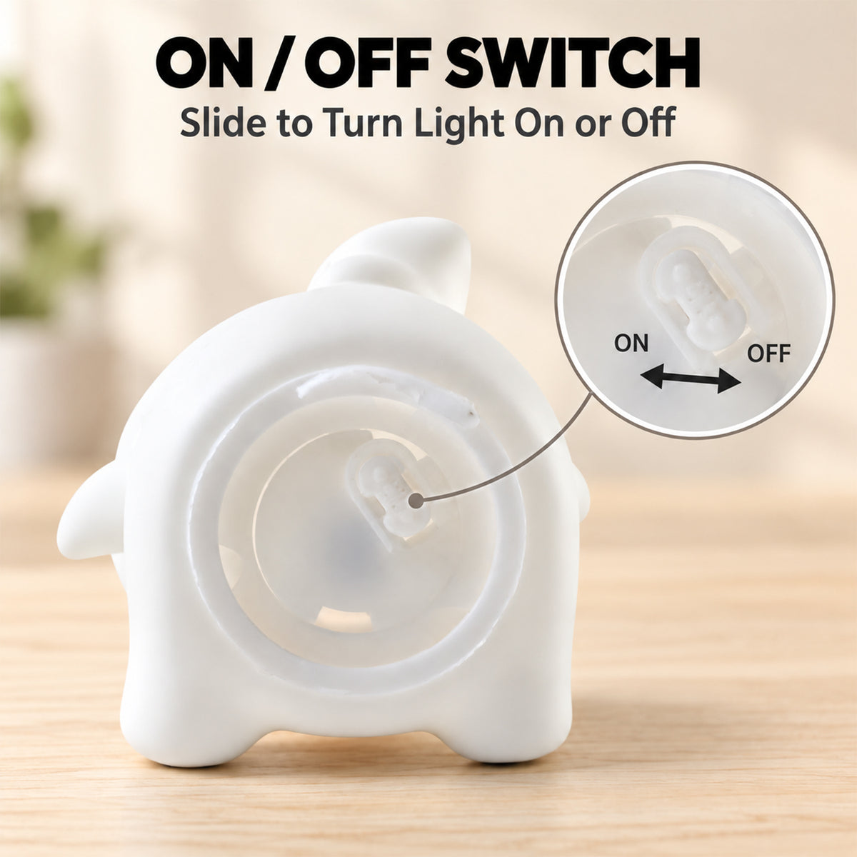 Panda scarf night light bedside use