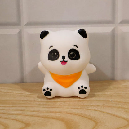Panda scarf night light decor use