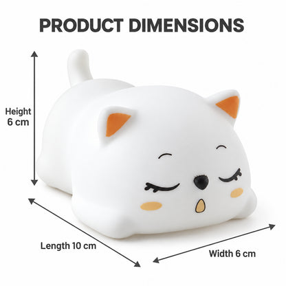 Cat lamp dimensions length 10 cm width 6 cm height 6 cm