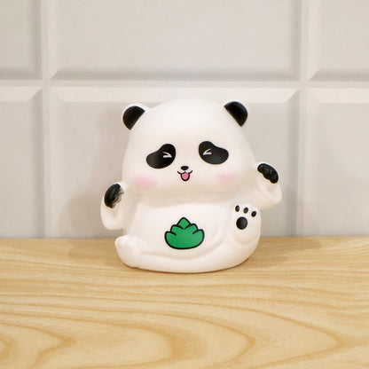 Actual photograph of panda night lamp