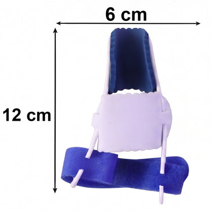 Bunion relief brace with durable plastic and gel construction