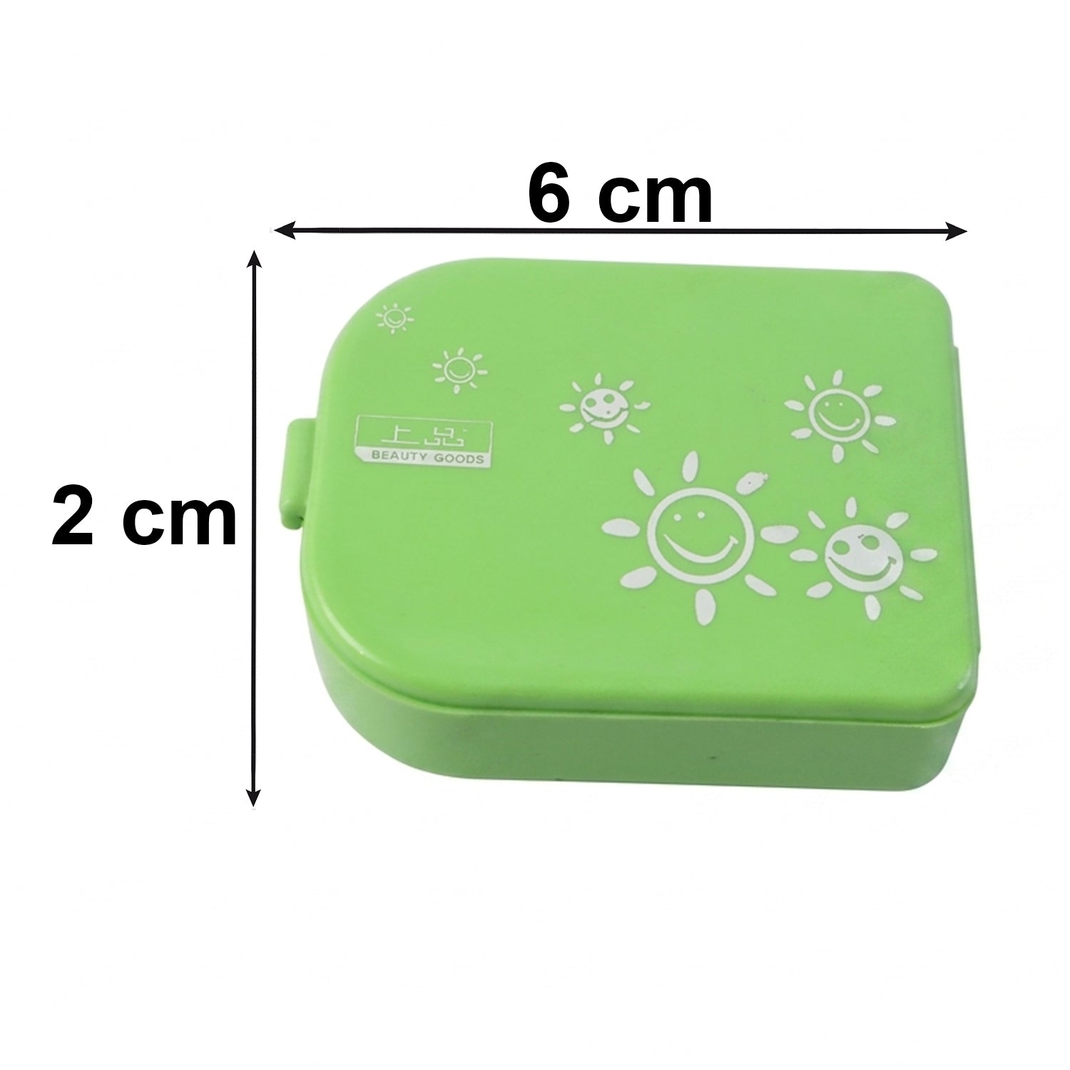 23685 plastic pill organizer box white background