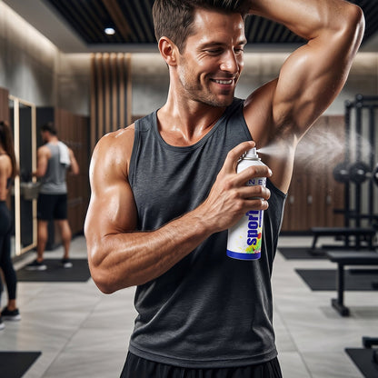 Nex Sport Body Spray lifestyle usage image