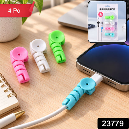 Spiral silicone cable protector sleeve set - view 2