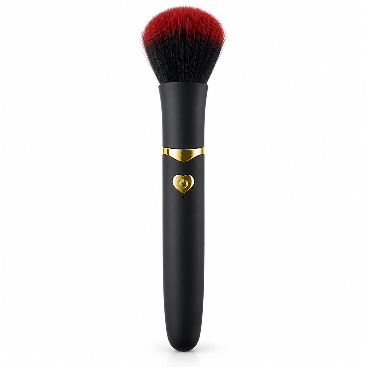 Makeup brush on white background