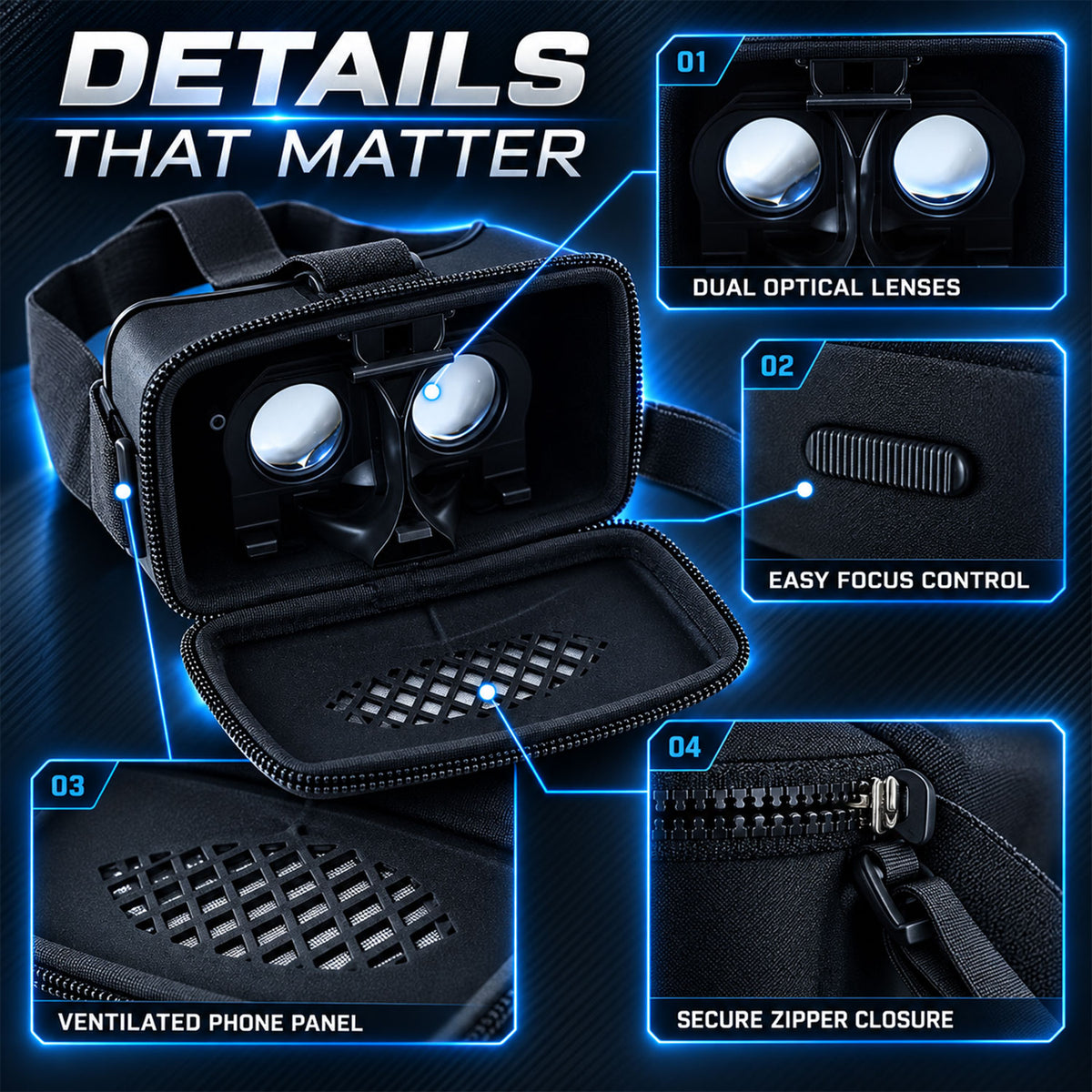 Virtual reality smartphone viewer features - view 05
