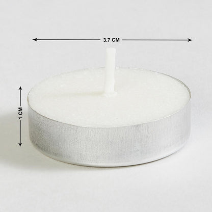 Decorative wax tea light candles 3.7 Cm diameter and 1 Cm height