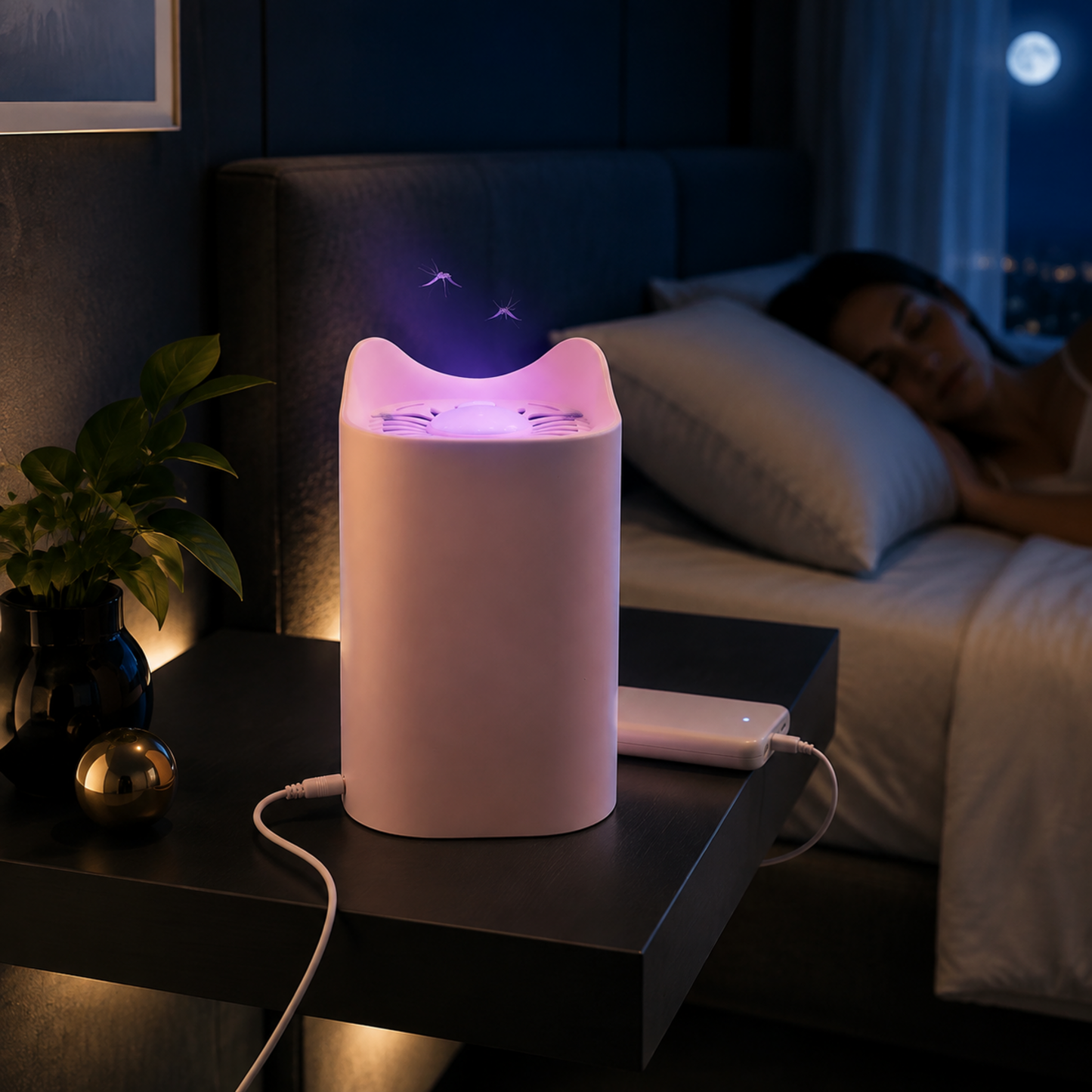 Electric Mosquito Killer Lamp for Home USB Cat Shape Trap (1 Pc)