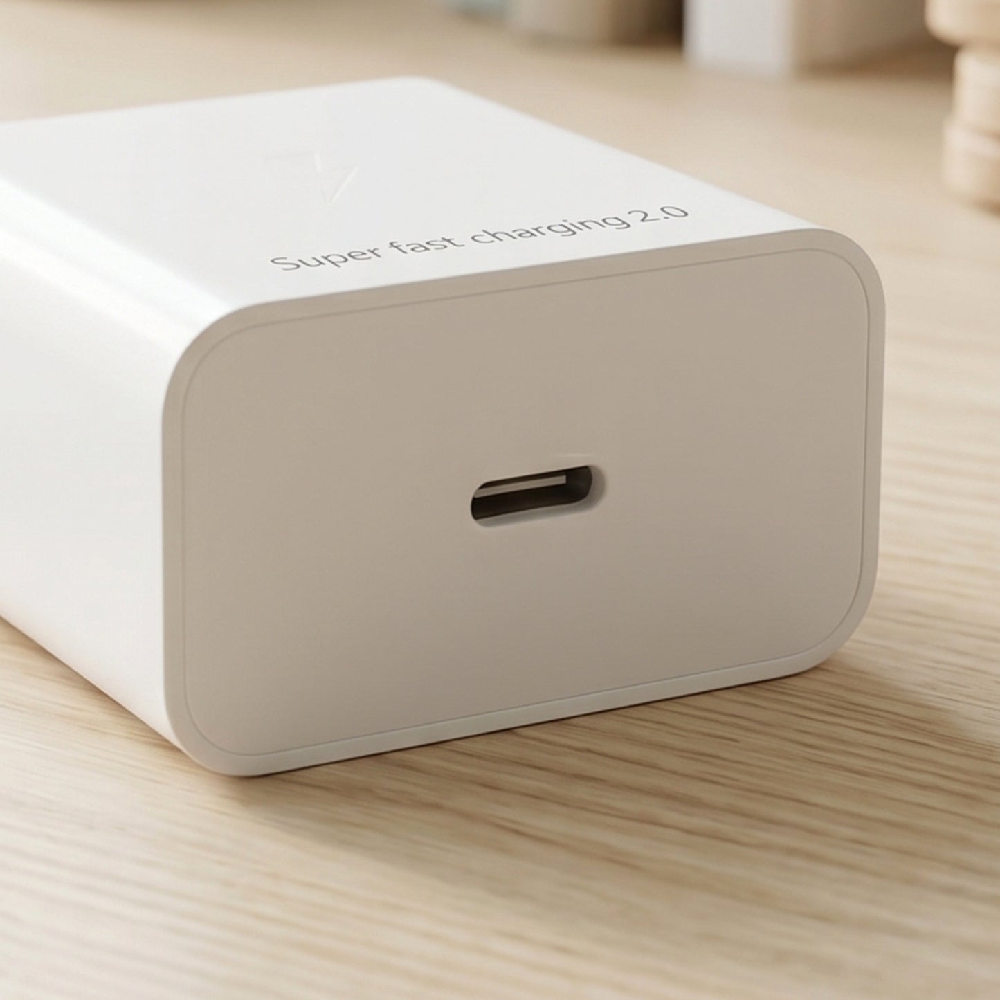 45W Super Fast 2.0 Power Adapter close up image