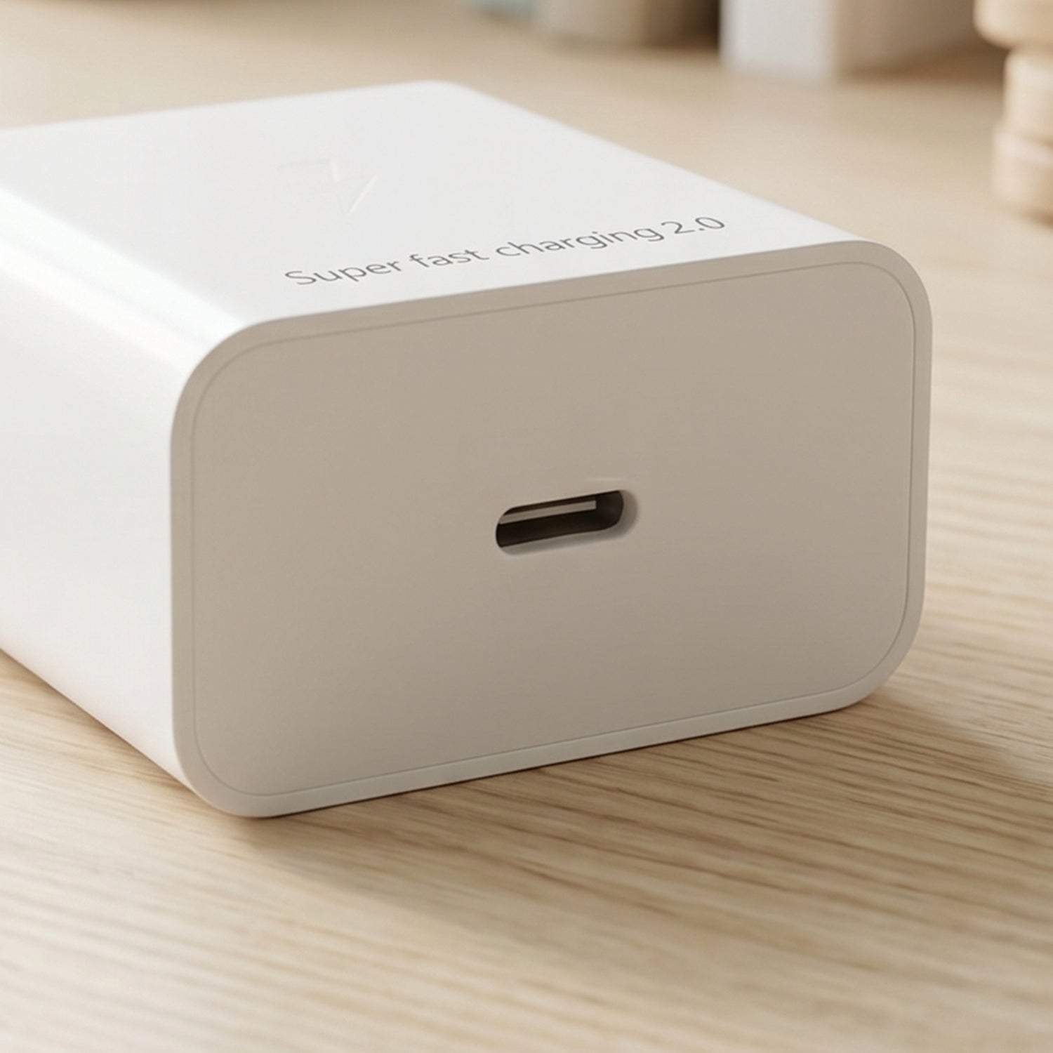 45W Super Fast 2.0 Power Adapter close up image