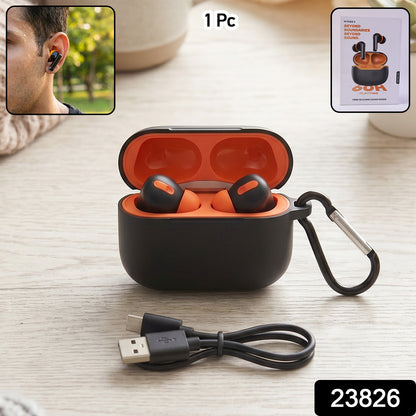Wireless TWS earbuds product box and accessories