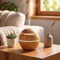 Ultrasonic Aroma Diffuser – Compact 200ml with Color LED Light