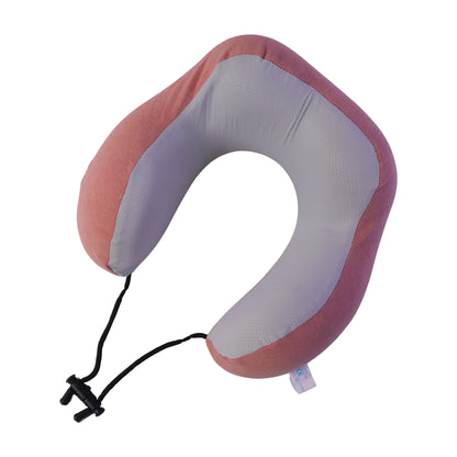 U shaped neck pillow on white background