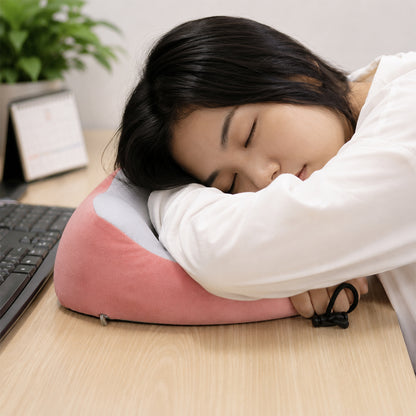 Travel pillow for desk rest