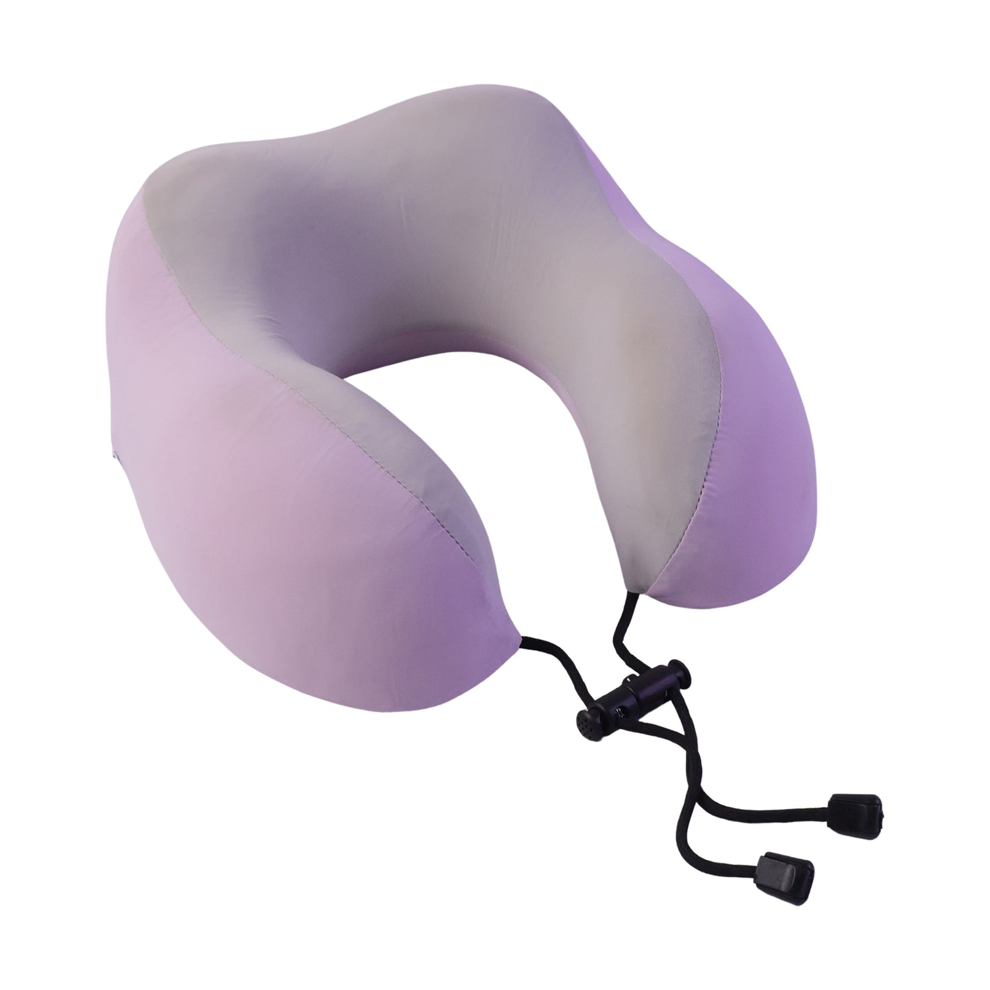 U shaped neck pillow on white background