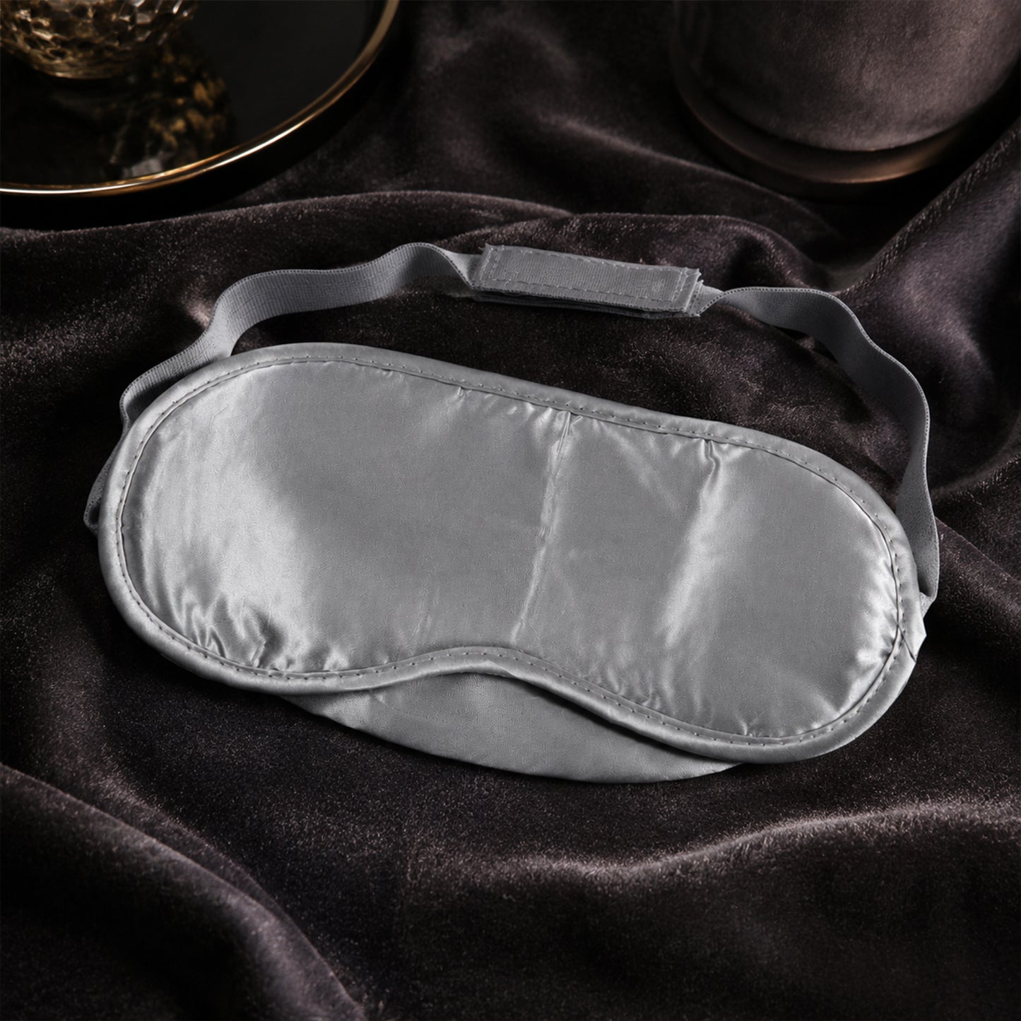 Soft satin sleeping eye mask for comfortable rest - image 7