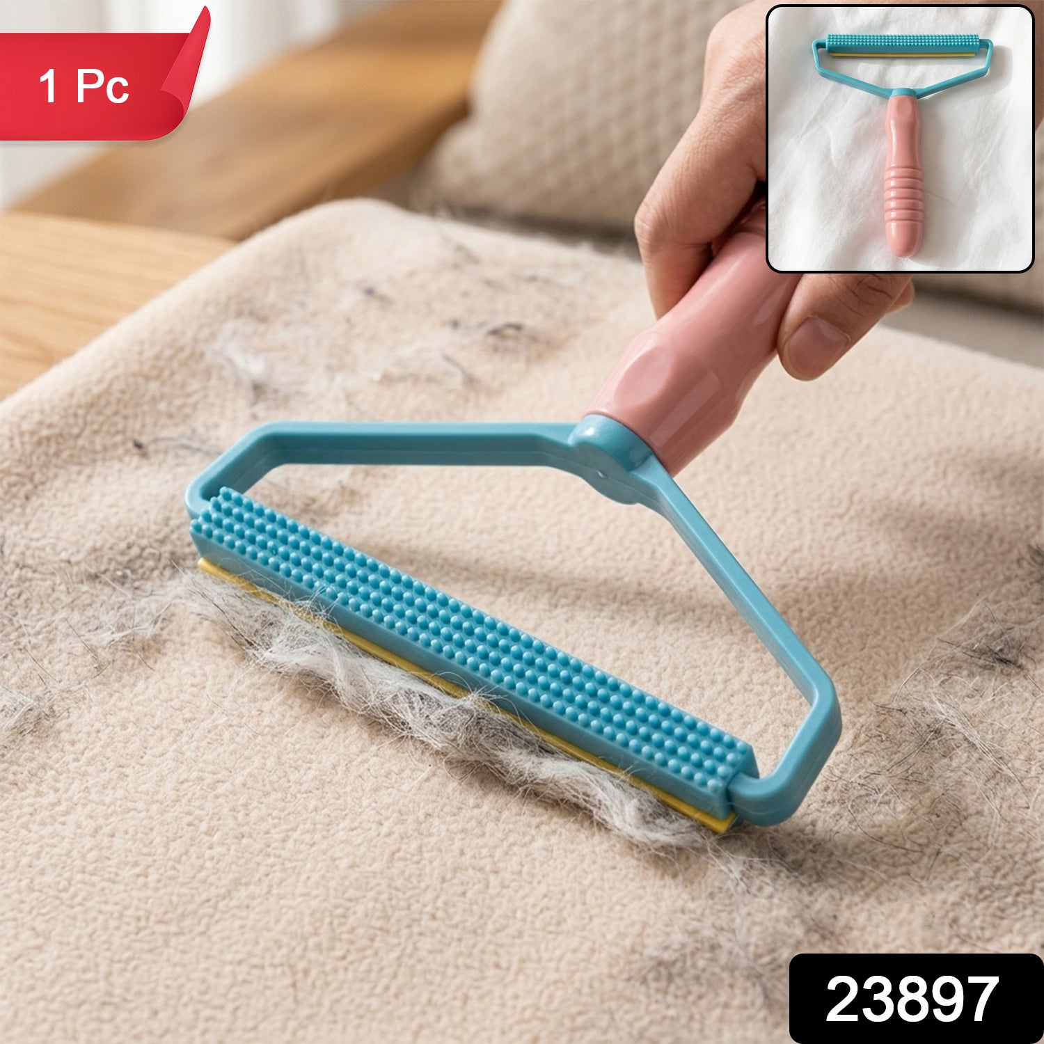 SKU 23897 2-in-1 pet hair and lint remover