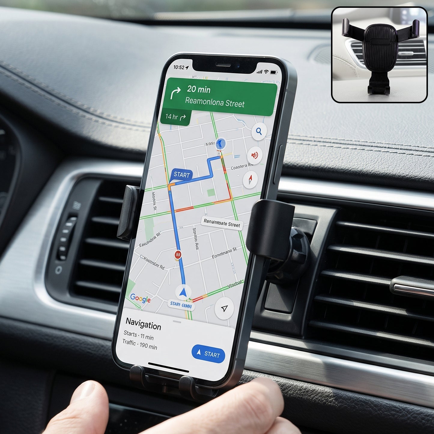 Gravity car mobile phone holder - image 1