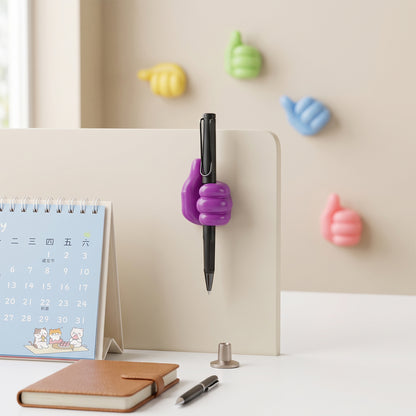 Thumb clips organising pen and accessories