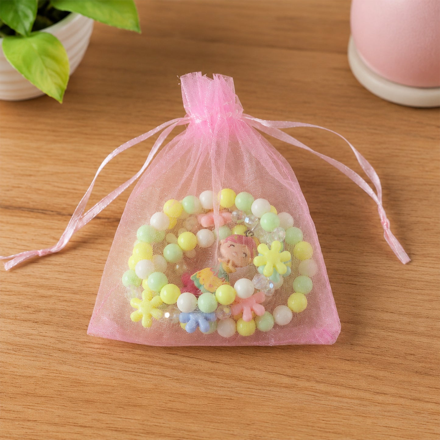 Kids jewellery set in plastic pouch