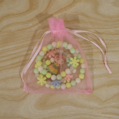 Colorful bead necklace and bracelet set live photo