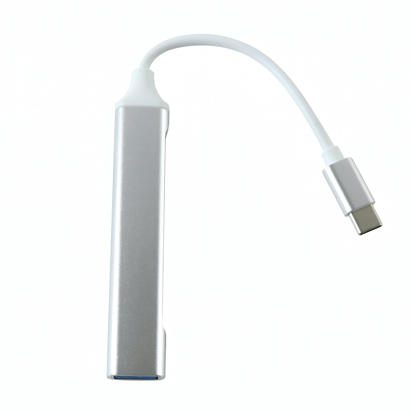 Type C USB hub on white background